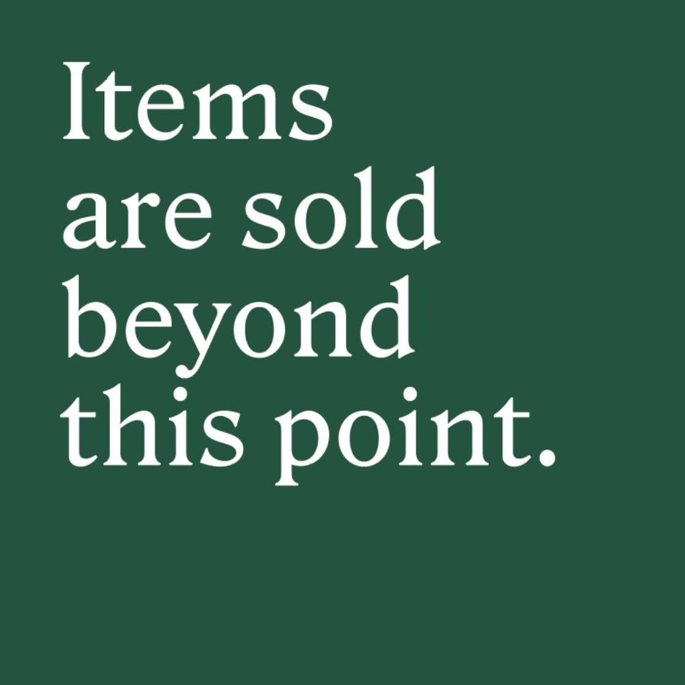 Items are sold beyond this point.
